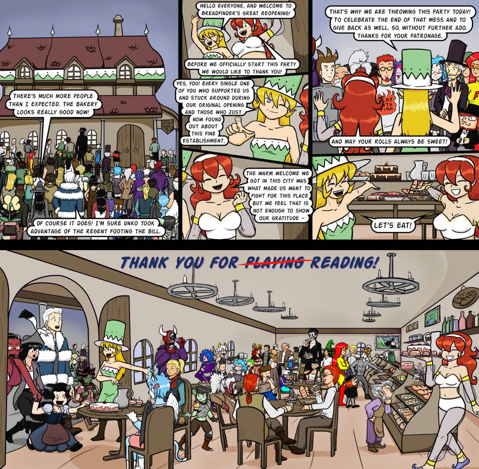 Breadfinder - Episode 100, Page 1: 100-The hundredth one